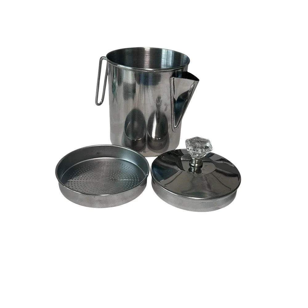 Unbranded Grease Container Kitchen OS Silver Good Stainless Steel Filter Lid
